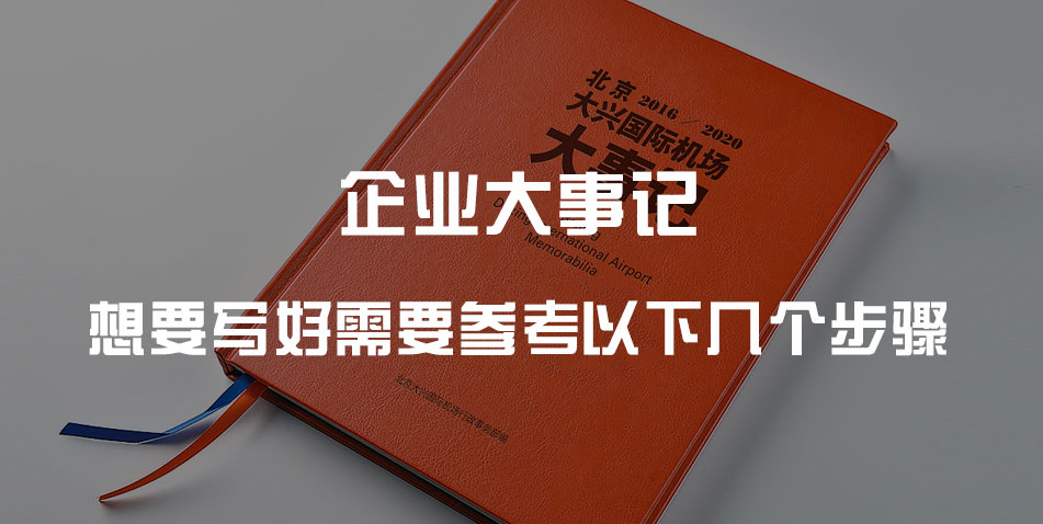 企业大事记想要写好需要参考以下几个步骤